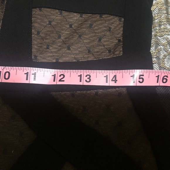 BCBG MAXAZRIA Mesh Tulle Gown Maxi Dress Black Color Size 10 $348 - Picture 7 of 9